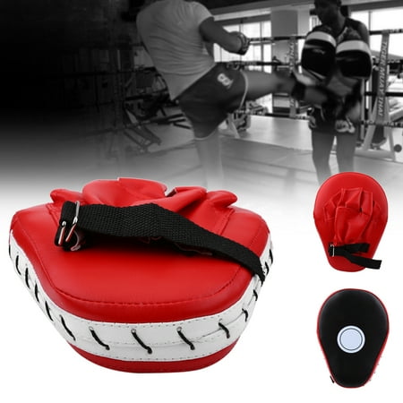 Karate Dojo Taekwondo GROOFOO Boxing Pads 2PCS Boxing Focus Mitts and Pads for Target Sparring Training PU Leather Strike Pads for Kids /& Adults MMA Muay Thai